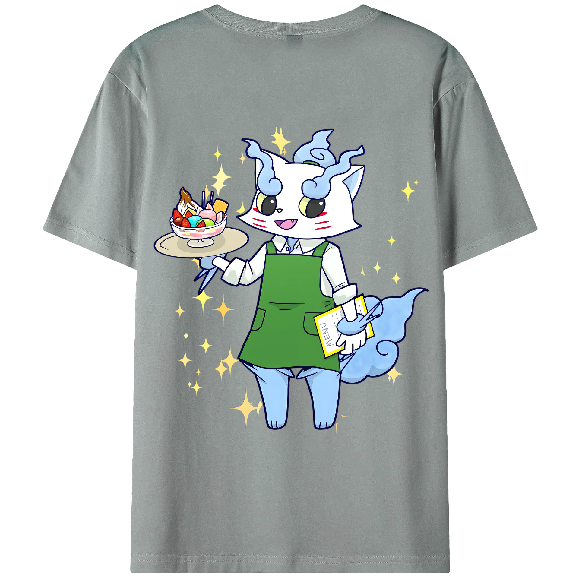 （画像用） 妖怪ウォッチ Yo-kai Watch 綿100％ メンズ半袖Tシャツ（バックプリント） 通気性